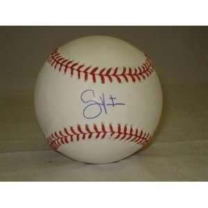 Shane Victorino Signed Baseball   JSA W146873   Autographed Baseballs