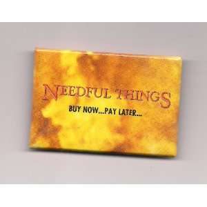  Stephen Kings NEEDFUL THINGS Movie Promotional BUTTON 
