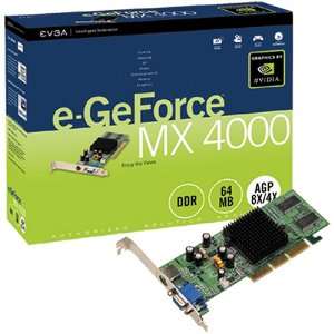  EVGA 064 A8 NV97 LX Nvidia GeForce MX 4000 64MB DDR SDRAM 