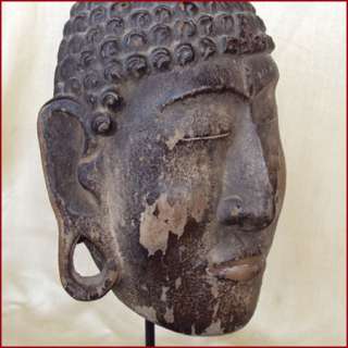 ANTIQUE 19THC BUDDHA MASK NEPAL OR TIBET DR VISPO COLLECTION  