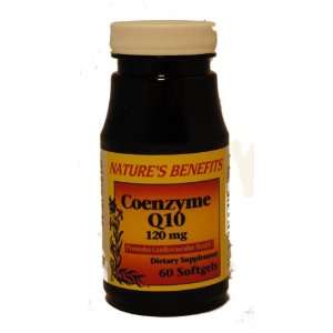  60 Coenzyme Q10 Softgels 120mg Vitamin Supplement