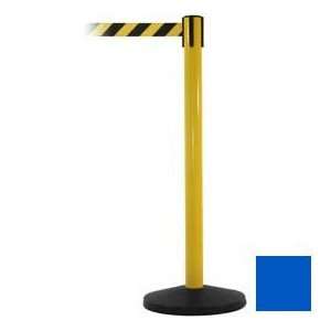  Yellow Post Safety Barrier, 7.5ft, Blue Belt Everything 