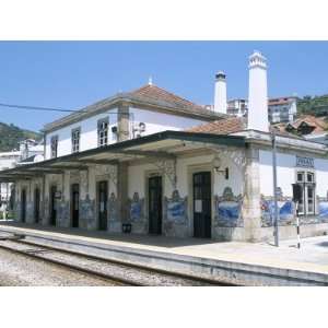 Pinhao Railway Station, Famous for Its Azulejos Tiles on Port Making 