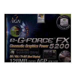   Force FX 5200 AGP 8x Graphics Card, 128MB, VGA/TV/DVI Electronics