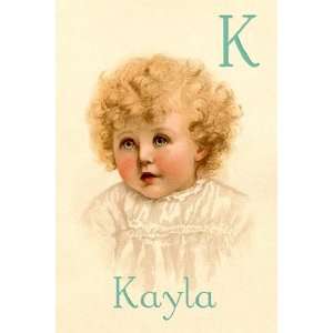  K for Kayla by Ida Waugh 12x18