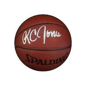 KC Jones Autographed/Hand Signed Indoor/Outdoor Basketball  