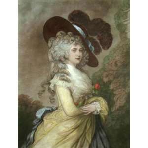 Duchess of Devonshire Etching Gainsborough, Thomas Appleton, G 