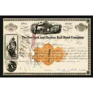   , The New York and Harlem Rail Road Company   20x30