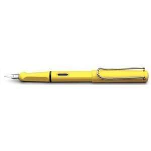  Lamy Safari Fountain Pen, Yellow Broad Nib (L18B) Office 