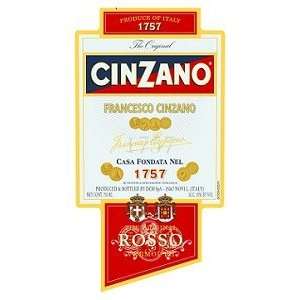  Cinzano Sweet Vermouth 750ML Grocery & Gourmet Food