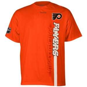  Reebok Philadelphia Flyers Vertices Team T Shirt   Orange 