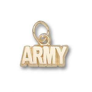  Army Black Knights 14K Gold ARMY 3/16 Pendant 