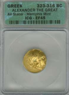 Alexander the Great Gold Stater Ancient Greek Coin ICG  
