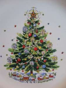 Vintage Viktor Schreckengost Salem Christmas Tree Plate  