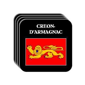  Aquitaine   CREON DARMAGNAC Set of 4 Mini Mousepad 