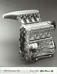 Alfa Romeo Novamotor F3 Engine 1990 Archive Photograph MINT  