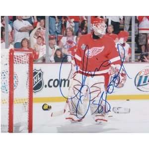 Chris Osgood Autographed/Hand Signed Detroit Red Wings 