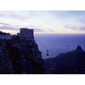  Cable Car Going up Table Mountain, Cape Town, South Africa, Africa 