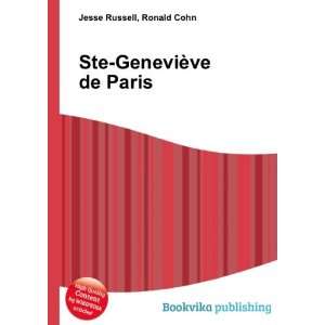    Ste GeneviÃ¨ve de Paris Ronald Cohn Jesse Russell Books