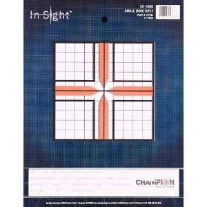 Champion 50 yard Small Bore Rifle In Sight Target (Pack of 12)  