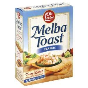 Old London Melba Toast, Classic, 5 Ounce Boxes (Pack of 12)  