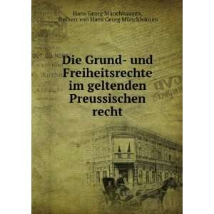   von Hans Georg MÃ¼nchhausen Hans Georg MÃ¼nchhausen Books