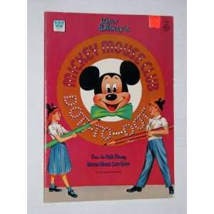   Disneys Mickey Mouse Club Dot to Dot Walt Disney Productions Books