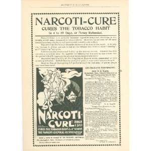   Advertisement Narcotic Cure Cures the Tobacco Habit 