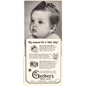  Print Ad 1947 Gerbers Baby Foods Gerbers Books