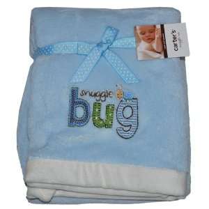  Carters Velour Boa Blanket in Ble Snuggle Bug Baby