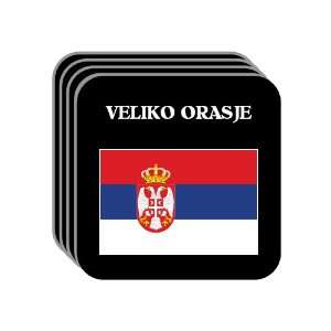  Serbia   VELIKO ORASJE Set of 4 Mini Mousepad Coasters 