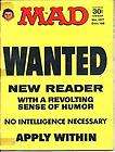 MAD~#107~Dec.6​6~WANTED NEW READER WITH A REVOLTING SENSE OF HUMOR