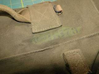 Vintage 1944 Victory Canvas WWII US Army Musette Field Bag Backpack 