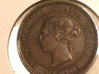 1888 CANADA LARGE CENT COIN, VICTORIA  