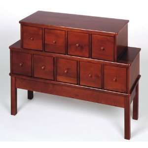  Walnut Apothecary Multimedia Cabinet Furniture & Decor