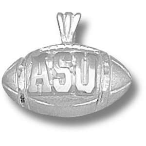   Appalachian State Mountaineers ASU Football Pendant (Silver) Sports