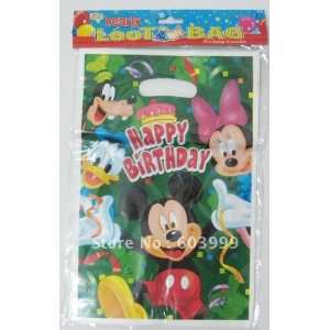 whole 100pcs mickey mouse loot bags candy bags birthday gift bags 16 
