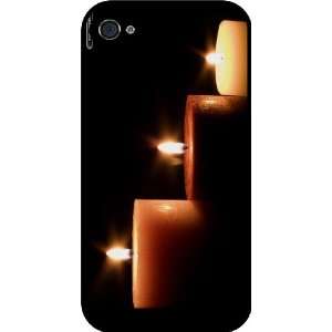 Candles Design Rubber Black iphone Case (with bumper) Cover for Apple 