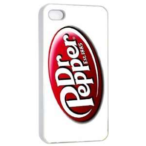  Dr Pepper Logo Case for Iphone 4/4s (White)  