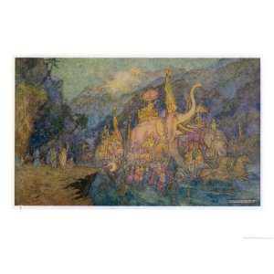   Ganges Giclee Poster Print by Warwick Goble, 42x56