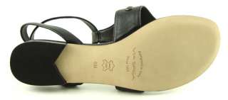 VIA SPIGA DEVON Black Womens Shoes Flat Sandals 10  