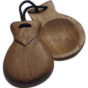  Stagg Music CAS WT Castanets   Wood Musical Instruments