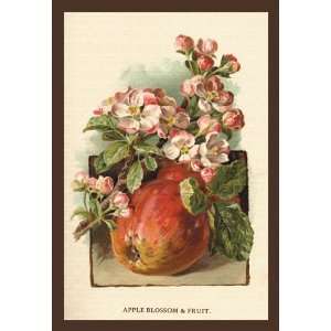  Apple Blossom & Fruit 16X24 Canvas Giclee