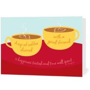  Friendship Greeting Cards   Coffee Mates By Magnolia Press 
