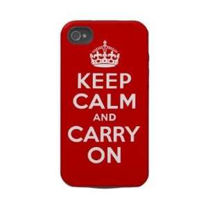  Keep Calm Tough iPhone 4 Case Electronics