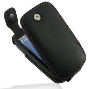  PDair Leather Case for HP Pre 3   Flip Top Type (Black 