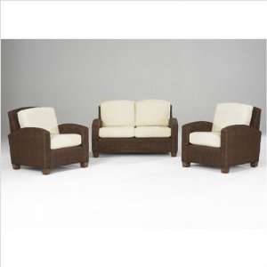  Bundle 52 Cabana Banana 2 Chairs and Loveseat   Cocoa 