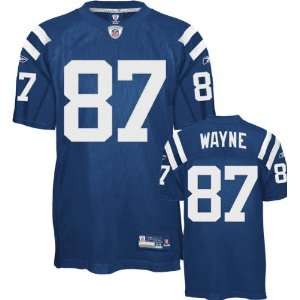 Reggie Wayne Jersey Reebok Authentic Blue #87 Indianapolis Colts 