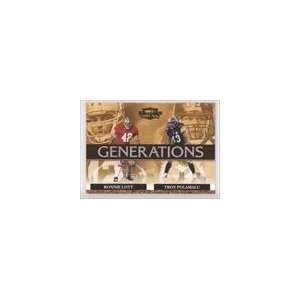 2007 Donruss Threads Generations Gold #15   Ronnie Lott 
