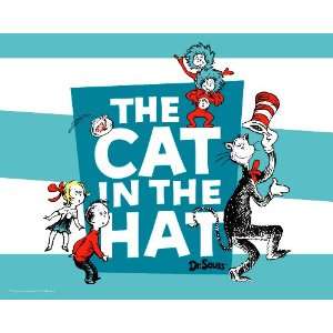  The Cat in the Hat and friends blue stripe, 16 x 20 Poster 